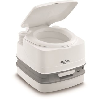 1 - Porta Potti Qube 145 Banheiro Químico Portátil ThetFord para Campista e Barco